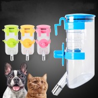 350ml pet water fountain Dog water bottle feeder pet products