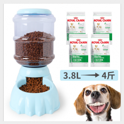 3.5L large capacity feeding water and food dual-use automatic pet feeder