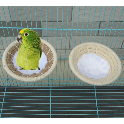 hemp rope & Cotton rope bird nest plus Warm pad  and bird hatchery