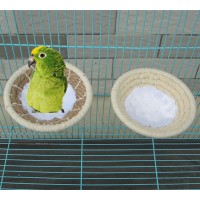 hemp rope & Cotton rope bird nest plus Warm pad  and bird hatchery