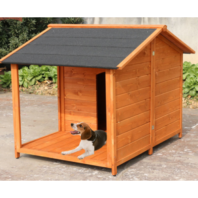 Small wooden outdoor rain shelter waterproof dog kennel dog house