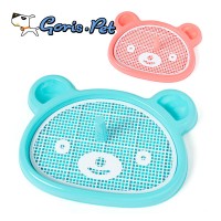 Eco Friendly PP Cute Bear Easy Clean Net Indoor Male Dog Toilet