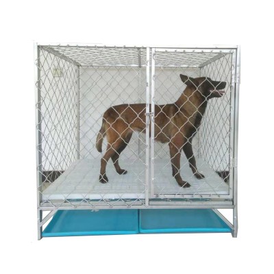 wholesale new products dog cage zinc alloy Kennel Playpen dog crate for Large Dogs