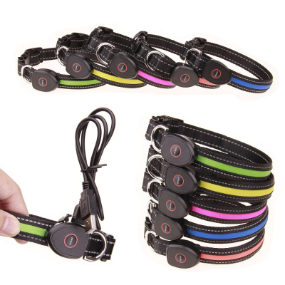 New style  dog leasher LED dog collar